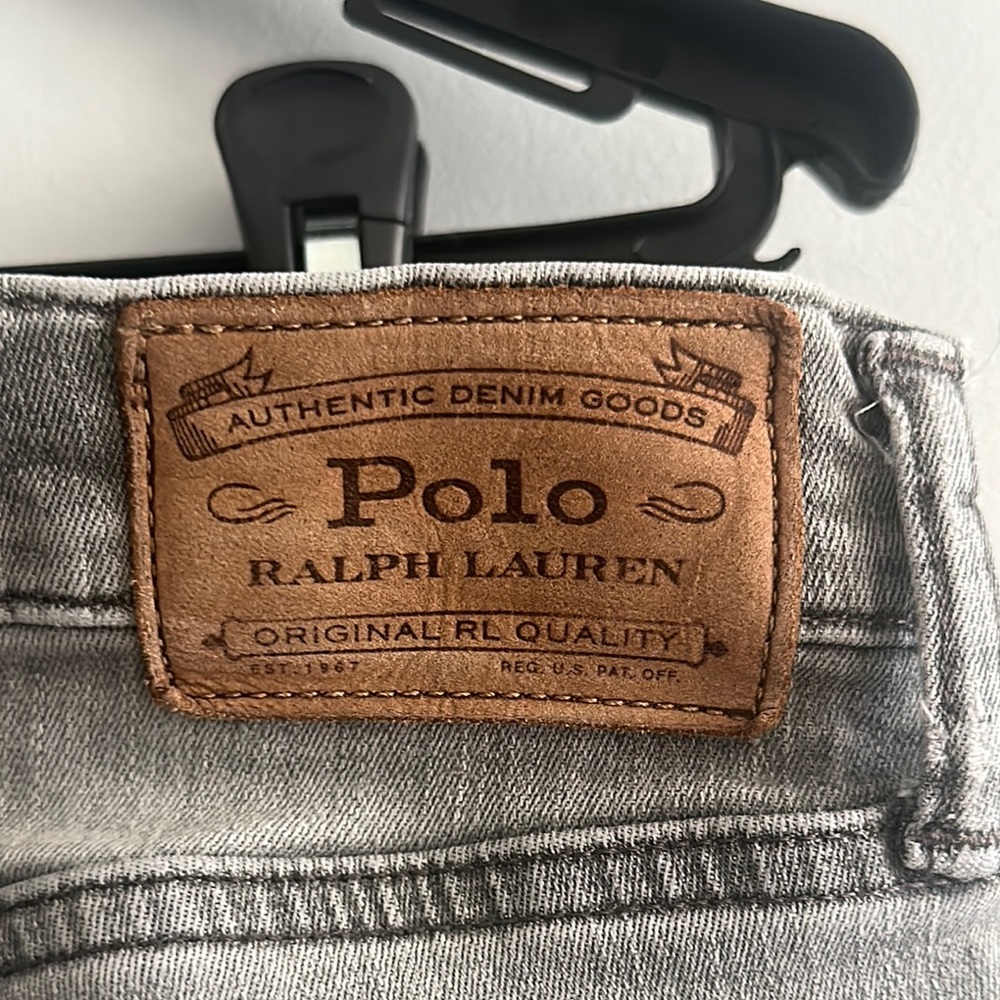 Polo Ralph Lauren Sullivan Slim Sz. 32/30 Grey Denim Jeans AMAZING QUALITY - Picture 14 of 15